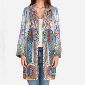 Johnny Was 100% Silk Jacket